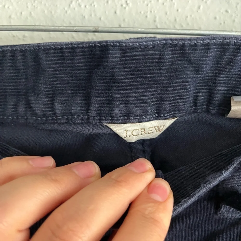 J. Crew Woman Navy City Fit Cotton Pant, Size 28R